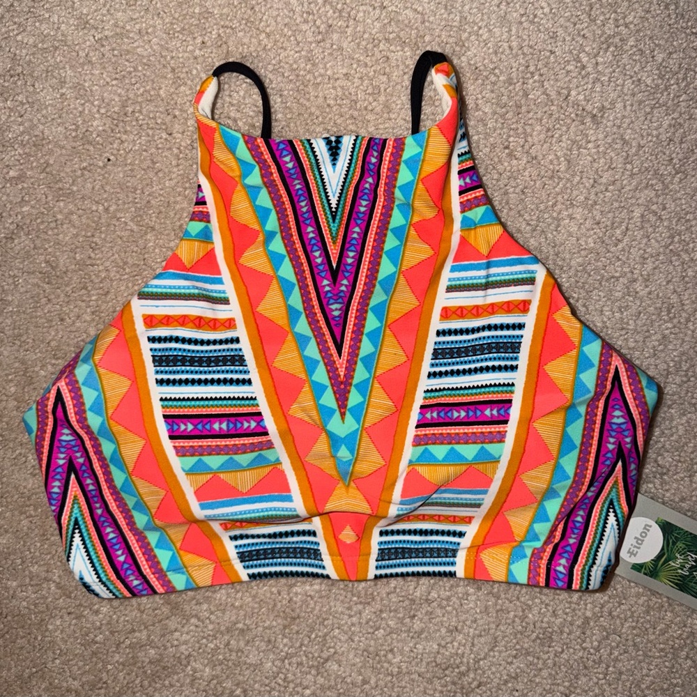 NWT Eidon High Neck Bikini Top